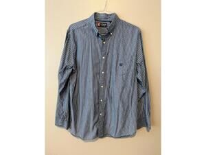 Chaps Men's Long Sleeve Button-Down Shirt Large